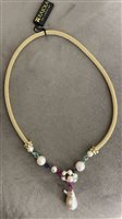 Collana Rajola Donna in Pietre dure Perla 54-501-2C - 54-501-2C